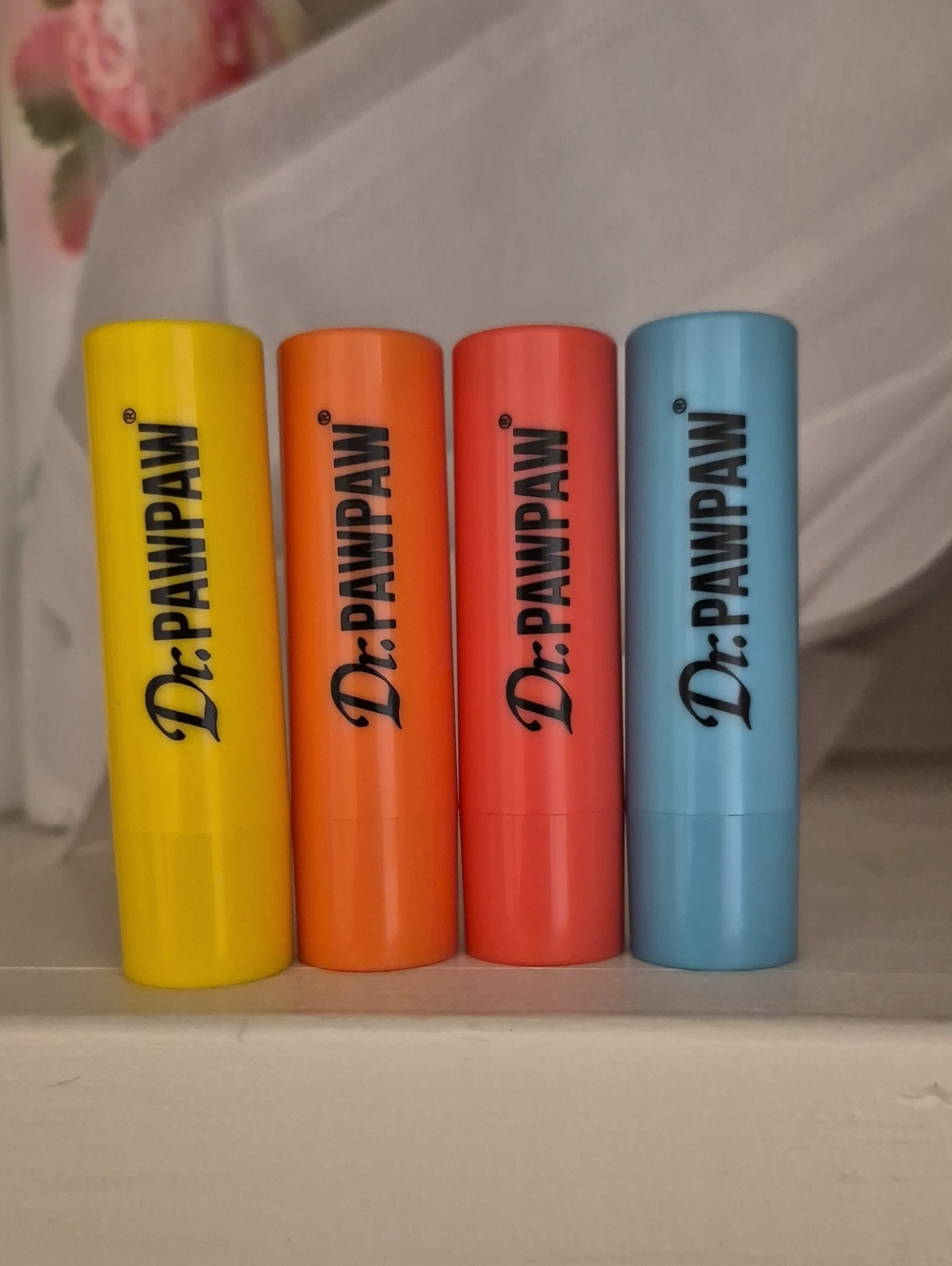 💙 Dr. PAWPAW 4 Pc Set - Yellow, Orange, Coral, Baby Blue Multipack